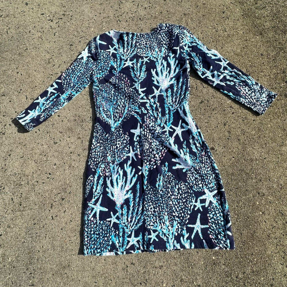XS Lilly Pulitzer dress in Good Reef print - Picture 4 of 6